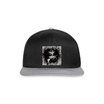 Witch - Snapback Cap - black/grey - Front