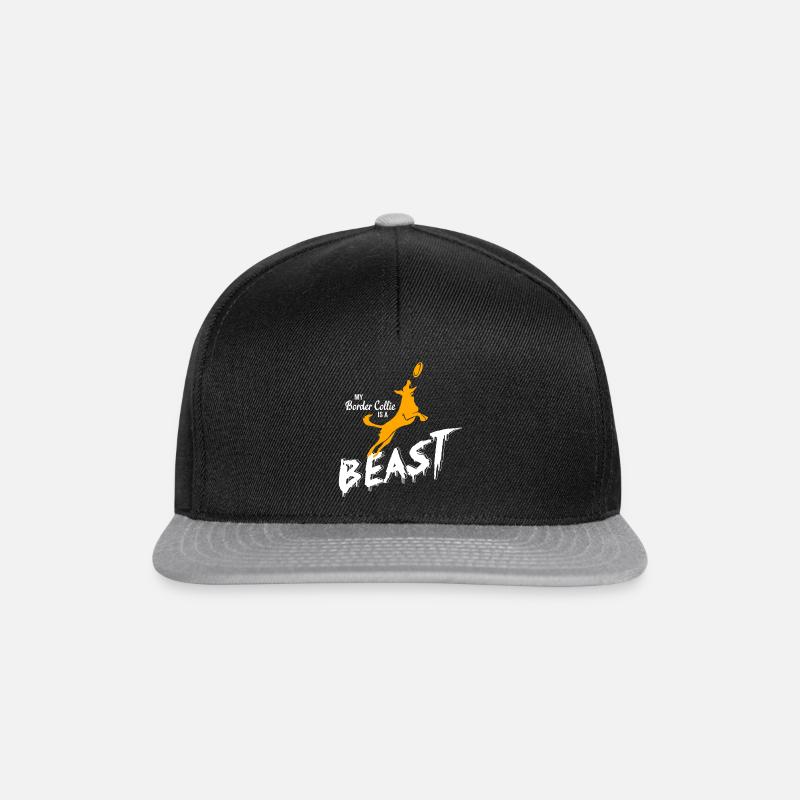 Border collie - Snapback Cap - black/grey