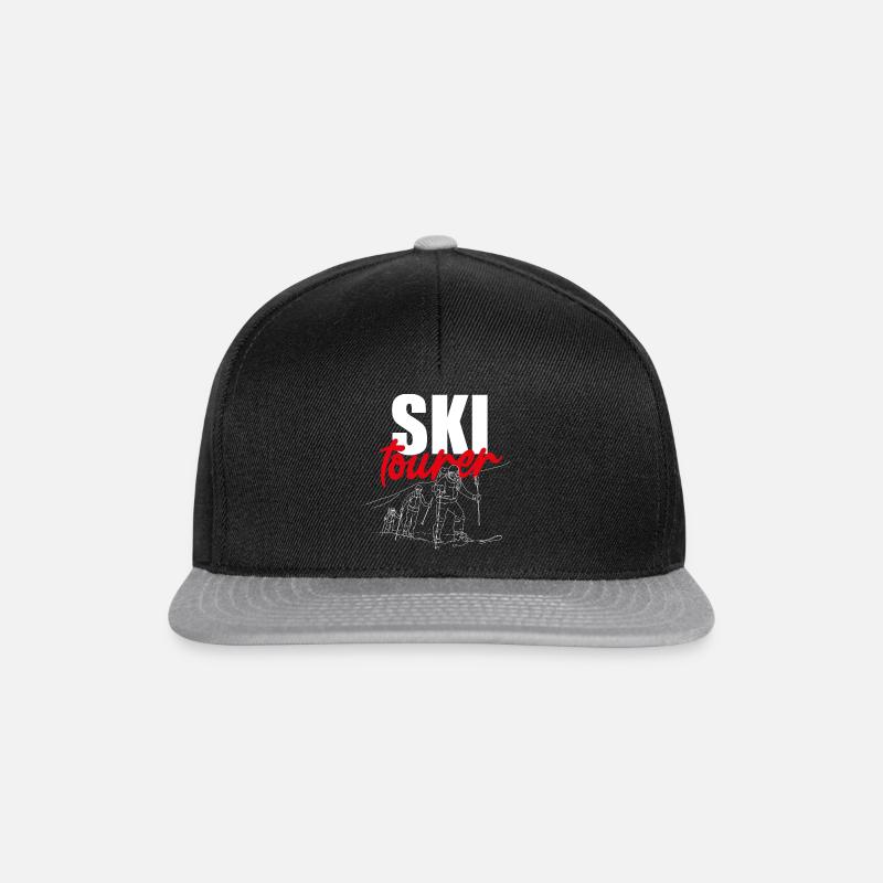 SKItourer - Snapback Cap - Schwarz/Grau