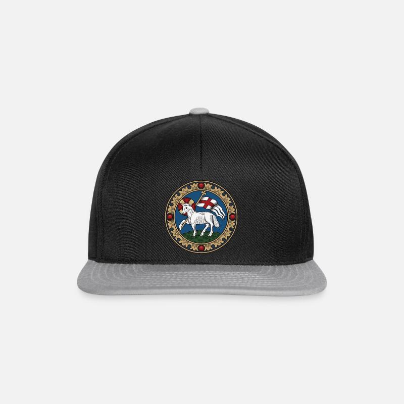 Agnus Dei Lamm Gottes Jesus Osterlamm - Snapback Cap - Schwarz/Grau