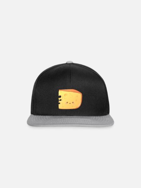 Käse - Snapback Cap - Schwarz/Grau