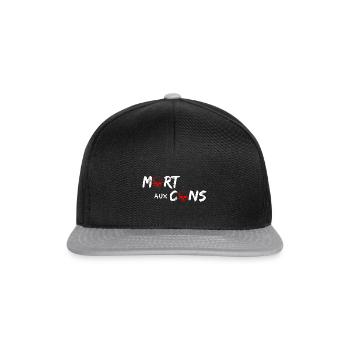Mort aux cons - Casquette snapback - noir/gris - Devant