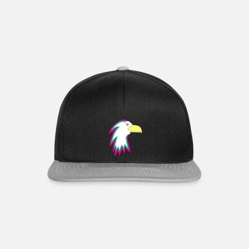 90s eagle - Snapback Cap - black/grey