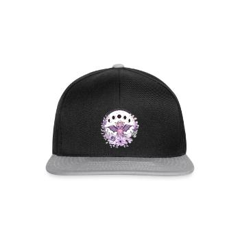 Mond-Catbat - Snapback Cap - Schwarz/Grau - Vorne