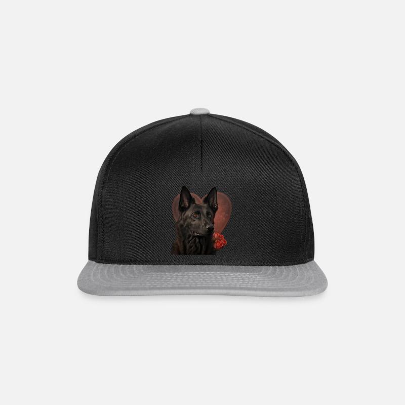 Pastore olandese San Valentino - Snapback Cap - nero/grigio