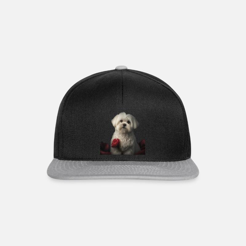 Malteser Valentins Tag - Snapback Cap - Schwarz/Grau