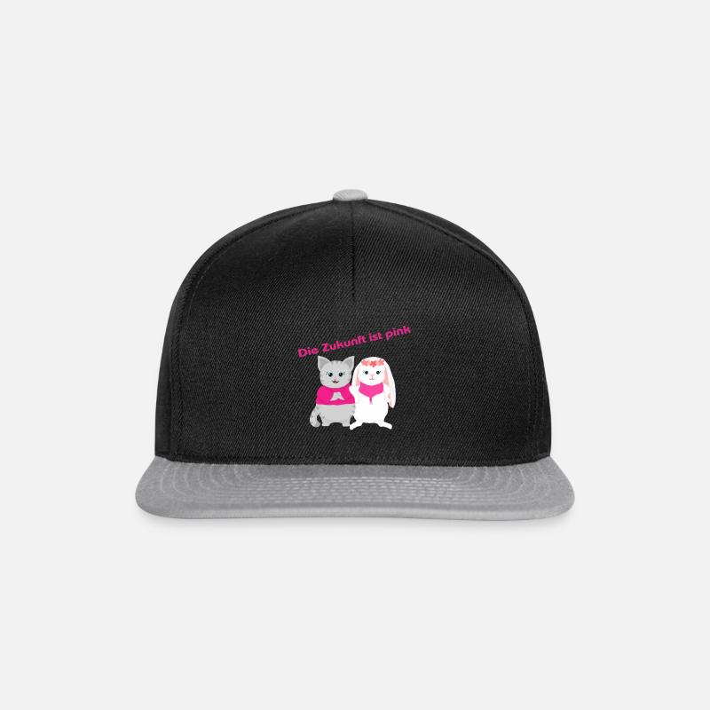 Zukunft ist pink DE - Snapback Cap - Schwarz/Grau