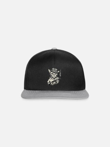 Jagd - Snapback Cap - Schwarz/Grau