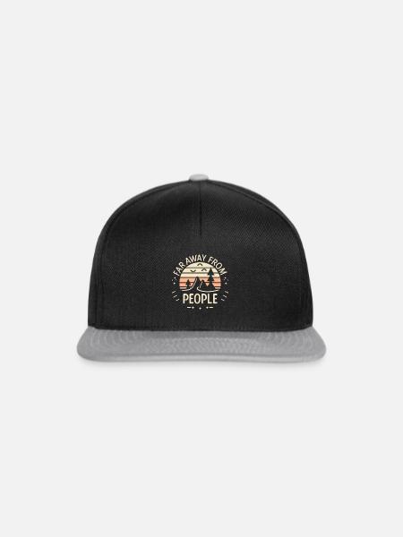 Wanderung - Snapback Cap - Schwarz/Grau