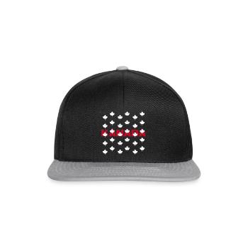 kanada 2024 team - Snapback Cap - Schwarz/Grau - Vorne