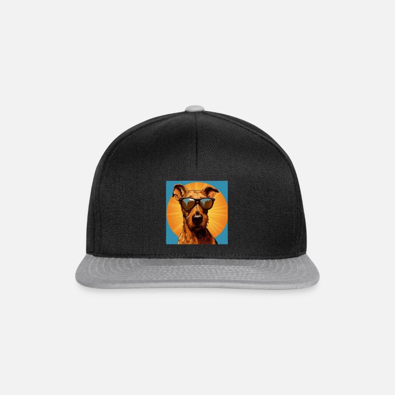Irish Terrier Cool - Irish Terrier Dog - Snapback Cap - black/grey