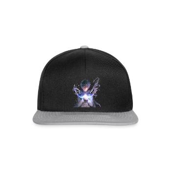 Sorcerer's Apprentice Fire Mage - Snapback Cap - black/grey - Front