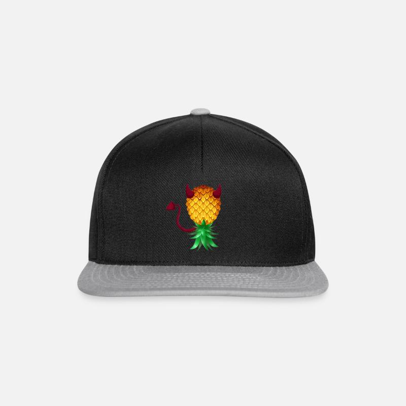 pineapple upside down - Snapback Cap - Schwarz/Grau