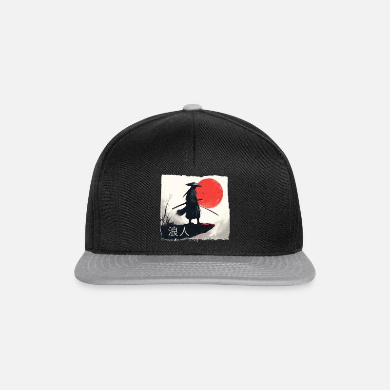 Ronin - Snapback Cap - Schwarz/Grau