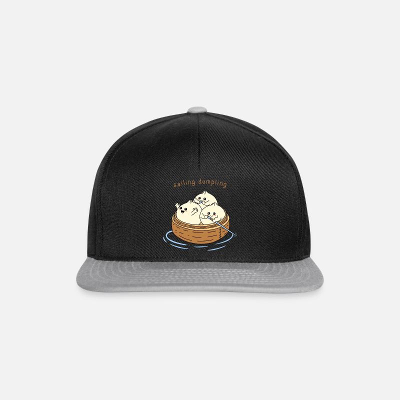 Happy Sailing Dumpling - Snapback Cap - black/grey
