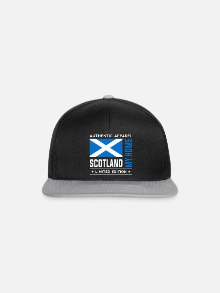 Scotland - Snapback Cap - Schwarz/Grau