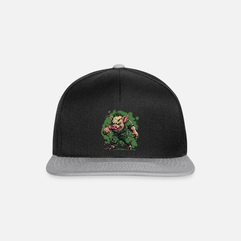 Frankenswein - Snapback Cap - Schwarz/Grau