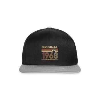 1968 - Snapback Cap - Schwarz/Grau - Vorne