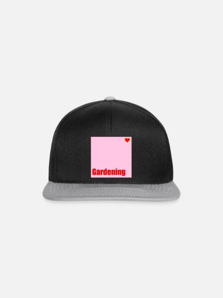 Gartenarbeit Liebe Garten - Snapback Cap - Schwarz/Grau