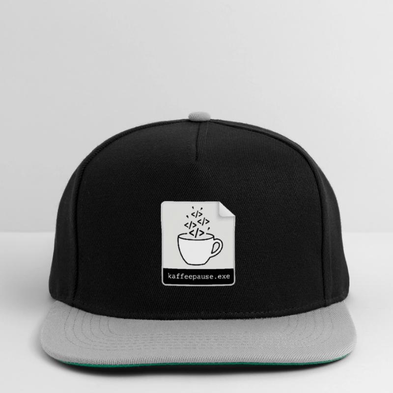 Kaffeepause.exe - IT Programmieren Informatik Code Snapback Cap