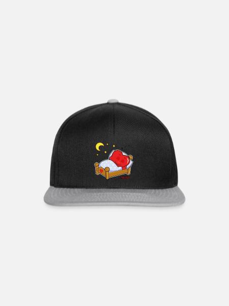 Mucki Müde - Snapback Cap - Schwarz/Grau