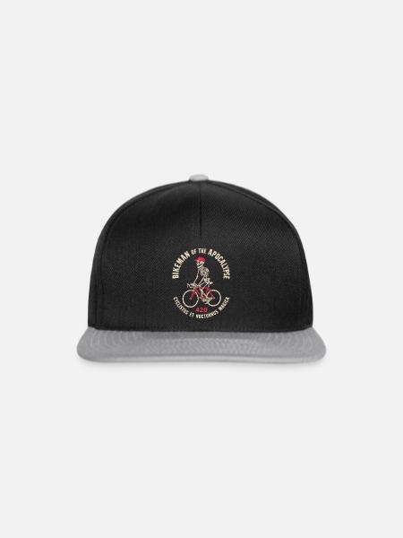 Bikeman of the Apocalypse - Snapback Cap - Schwarz/Grau
