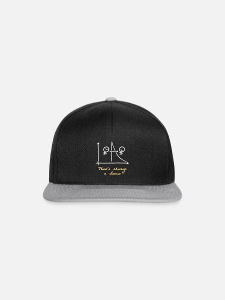 Es gibt immer eine Chance - Snapback Cap - Schwarz/Grau