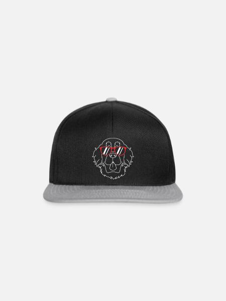 Neufundländer - Snapback Cap - Schwarz/Grau