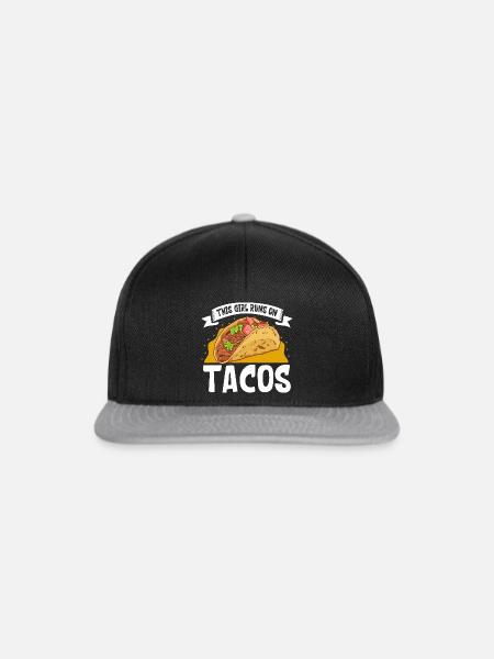 Ladies love Tacos - Snapback Cap - Schwarz/Grau