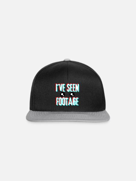 I´ve seen footage glitch neon - Snapback Cap - Schwarz/Grau