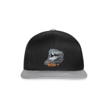 Mine Seagull - Snapback Cap - Schwarz/Grau - Vorne