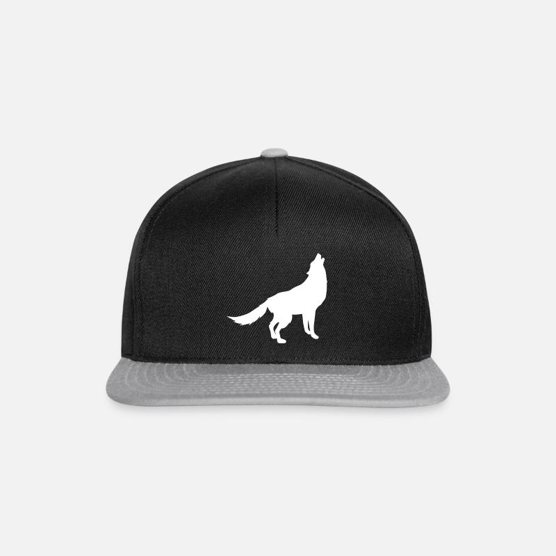 Wolf - Snapback Cap - Schwarz/Grau