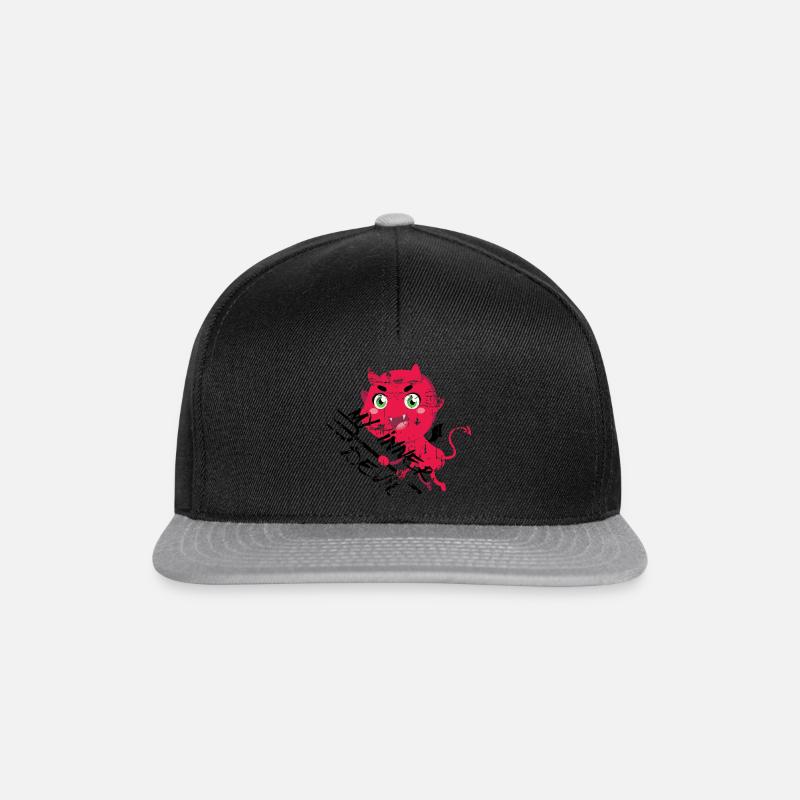 my inner devil - Snapback Cap - black/grey