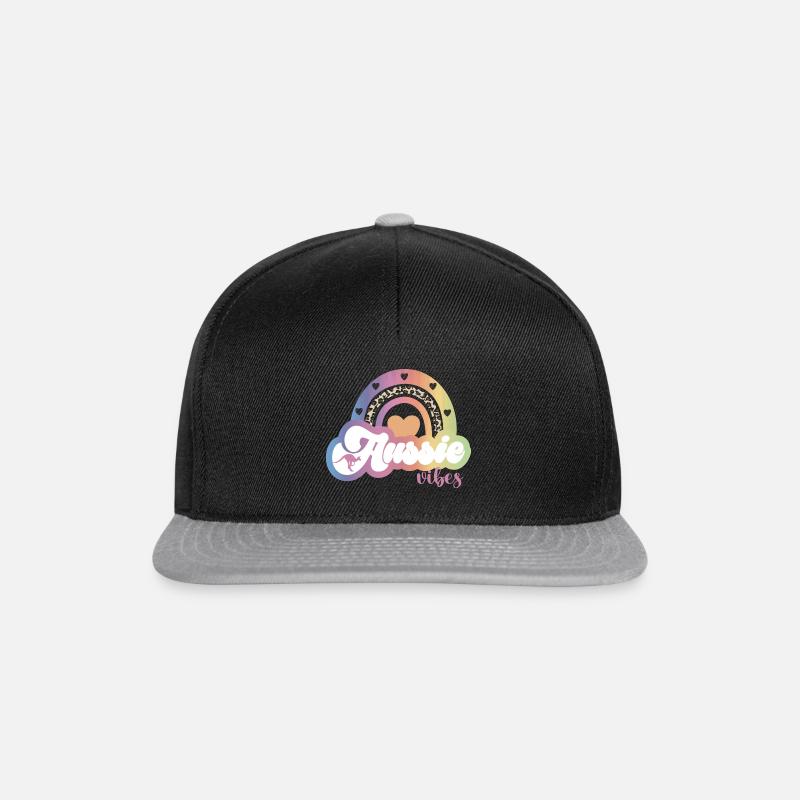 Aussie vibes - Snapback Cap - black/grey