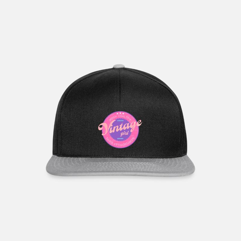 100% liebenswert - Snapback Cap - Schwarz/Grau