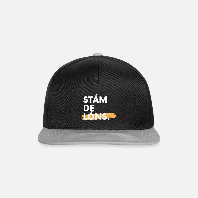 Stàm de Lòns - Snapback Cap - Schwarz/Grau
