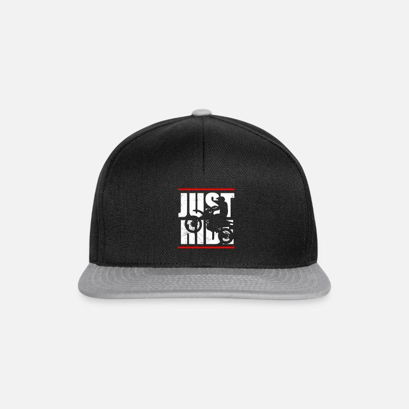 motorcycle - Snapback Cap - black/grey