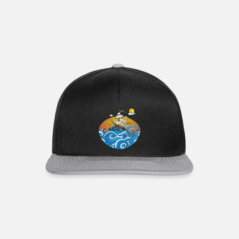 Beach - Snapback Cap - black/grey