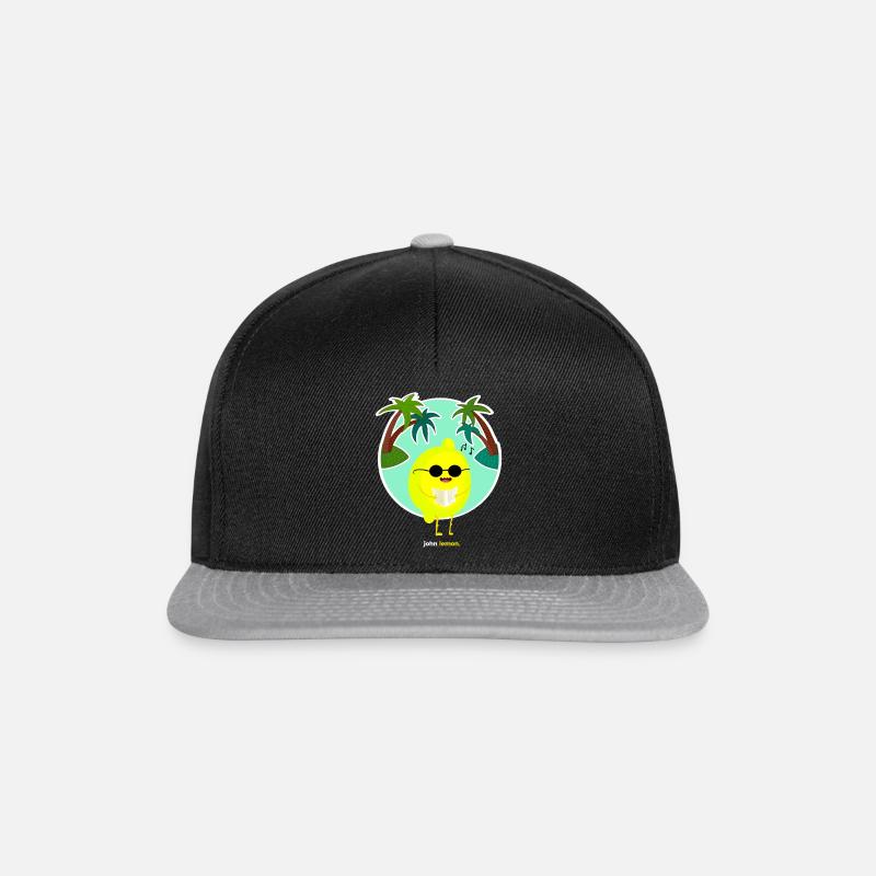 tropical - Casquette snapback - noir/gris