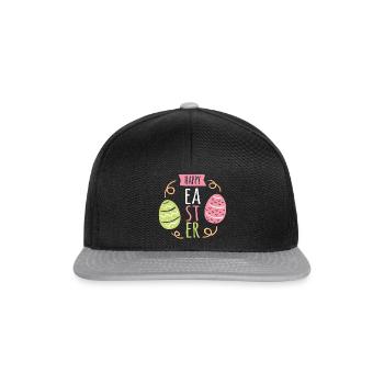 Ostern - Snapback Cap - Schwarz/Grau - Vorne
