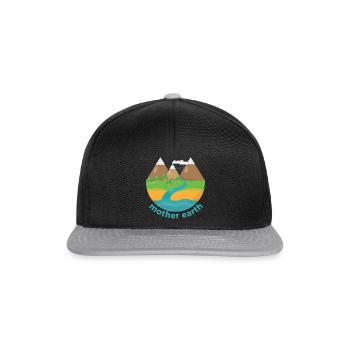 Jour de la Terre - Casquette snapback - noir/gris - Devant