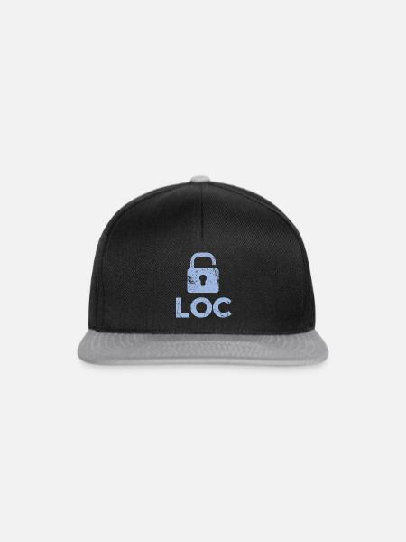 Paar - Snapback Cap - Schwarz/Grau