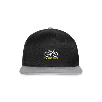 bicycle - Snapback Cap - black/grey - Front