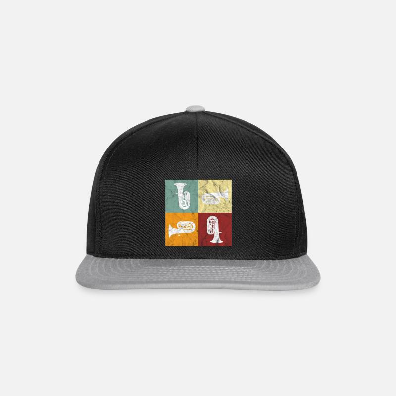 tuba - Snapback Cap - black/grey