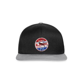 Blackdog Gas Station Car Service - Snapback Cap - Schwarz/Grau - Vorne