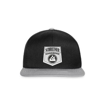 SCHREINER HANDWERK - Snapback Cap - Schwarz/Grau - Vorne