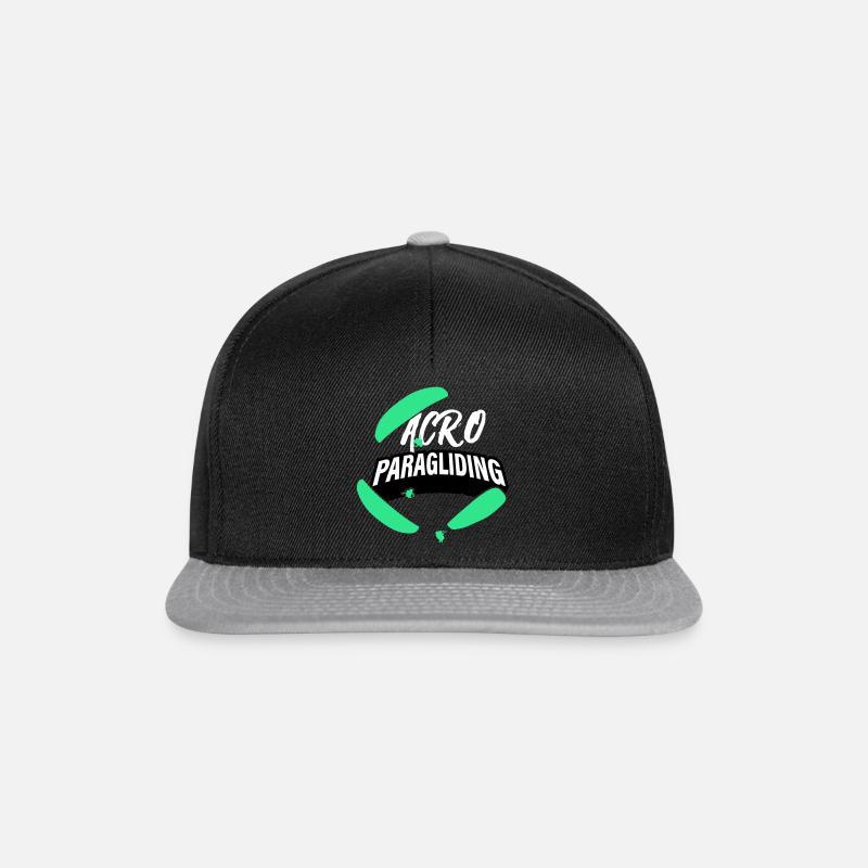Acro Parapendio Akro Gleitschirmfliegen - Snapback Cap - nero/grigio