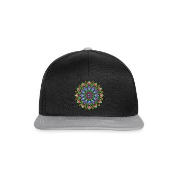 Manu Mandala 2 - Snapback Cap - Schwarz/Grau - Vorne