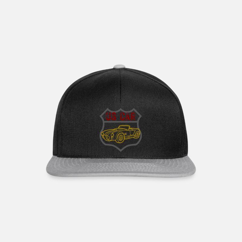 US Car - Snapback Cap - Schwarz/Grau