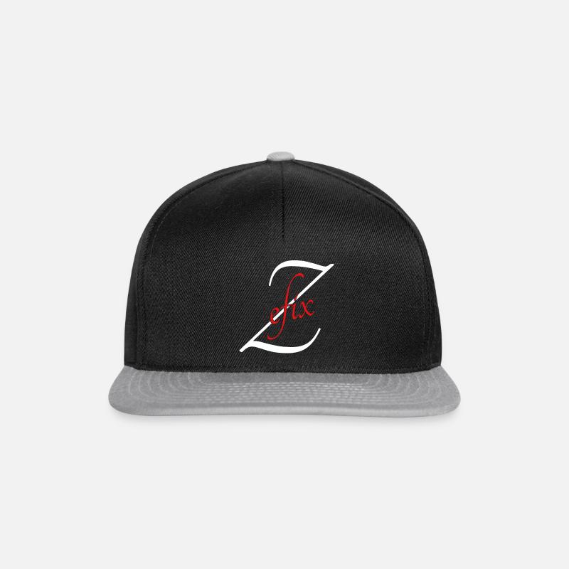 Zefix - Snapback Cap - Schwarz/Grau